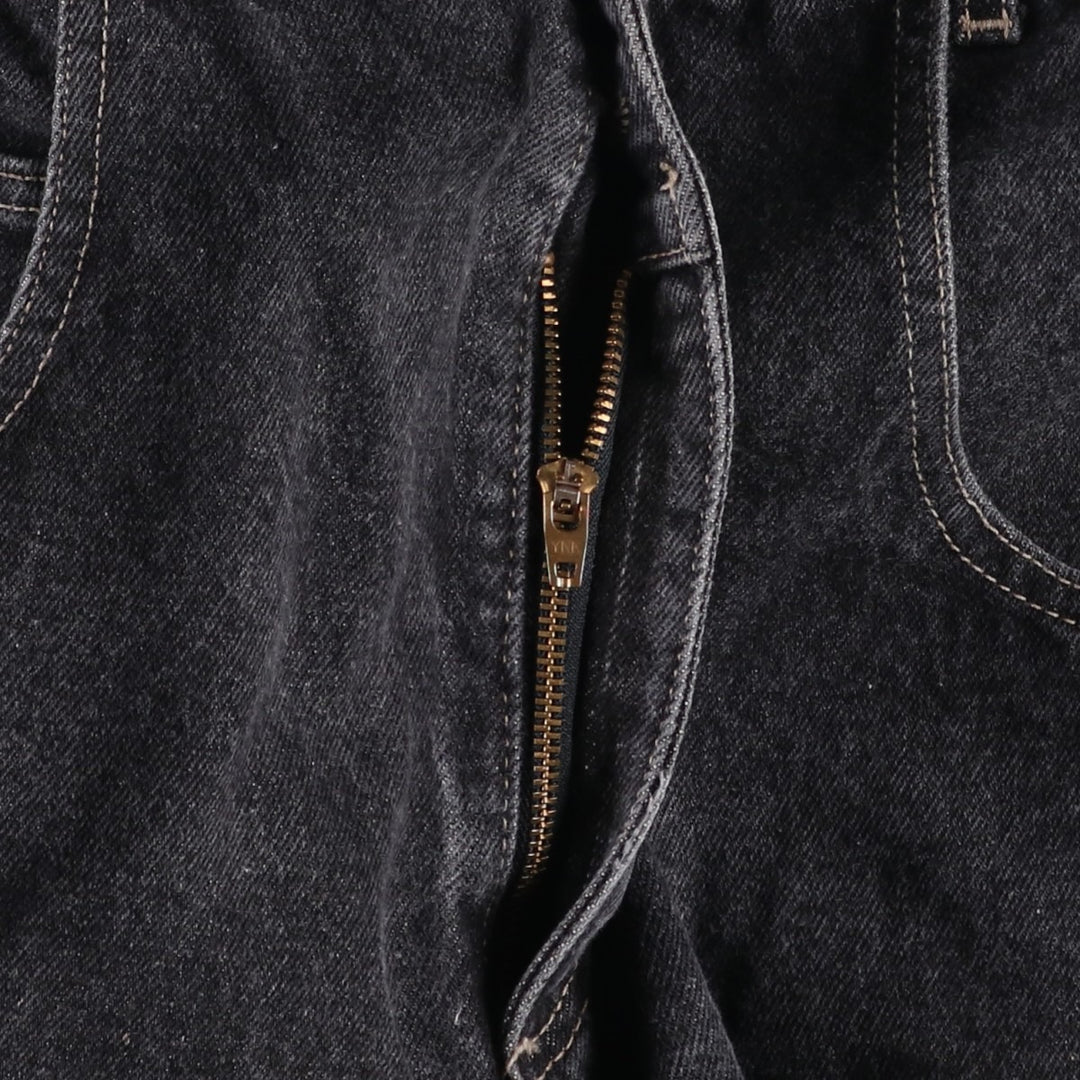Guess Black Denim Tapered Jeans, Men's Size W34 (approx.) cotton black type Vintage Second Hand