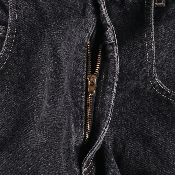 Guess Black Denim Tapered Jeans, Men's Size W34 (approx.) cotton black type Vintage Second Hand