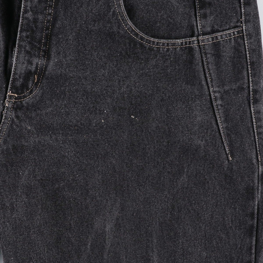 Guess Black Denim Tapered Jeans, Men's Size W34 (approx.) cotton black type Vintage Second Hand