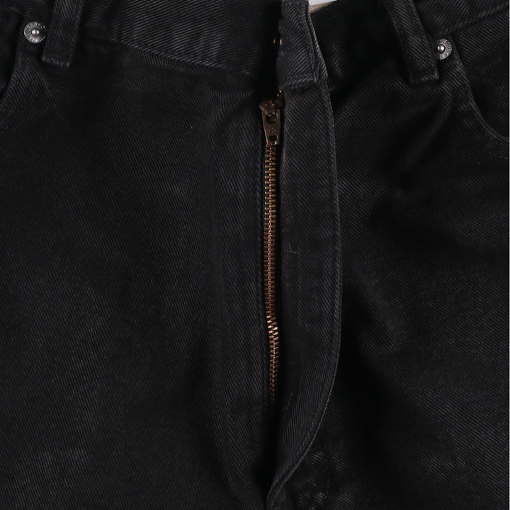 90s-00'S Calvin Klein Jeans, Black Denim Tapered Jeans, Men's W36 (approx.), Vintage cotton black type Vintage Second Hand