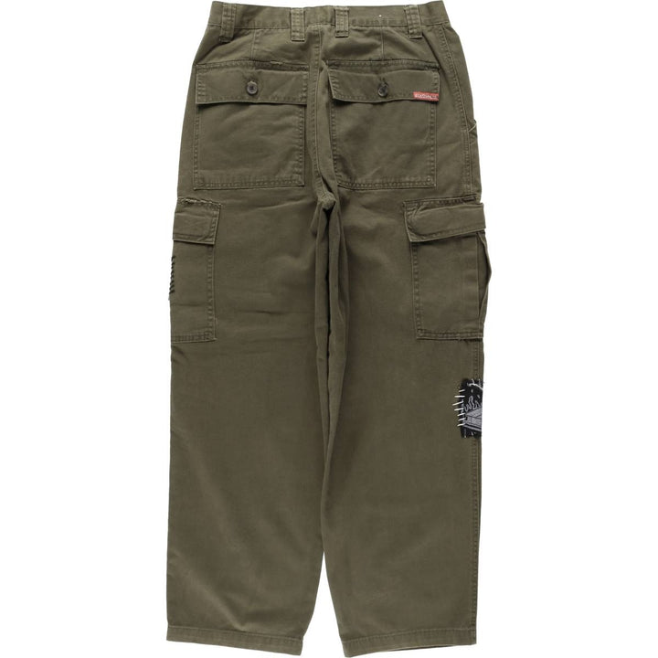 ECKO UNLTD. Custom Patch Chino Cargo Pants, Men's Size W31 (approx.) cotton Khaki type Vintage Second Hand