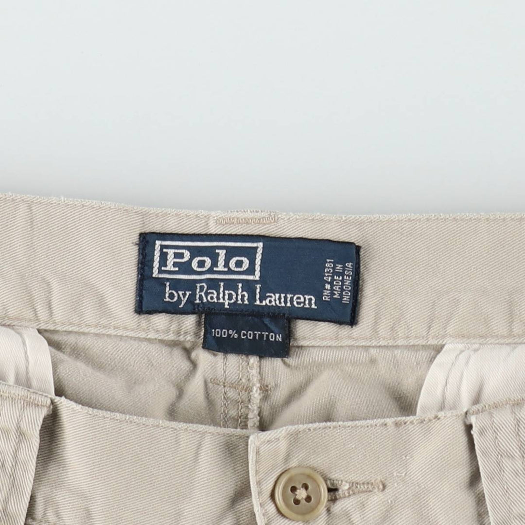 Ralph Lauren POLO by Ralph Lauren Chino Pants Cargo Pants Men's W32 (approx.) cotton Beige type Vintage Second Hand