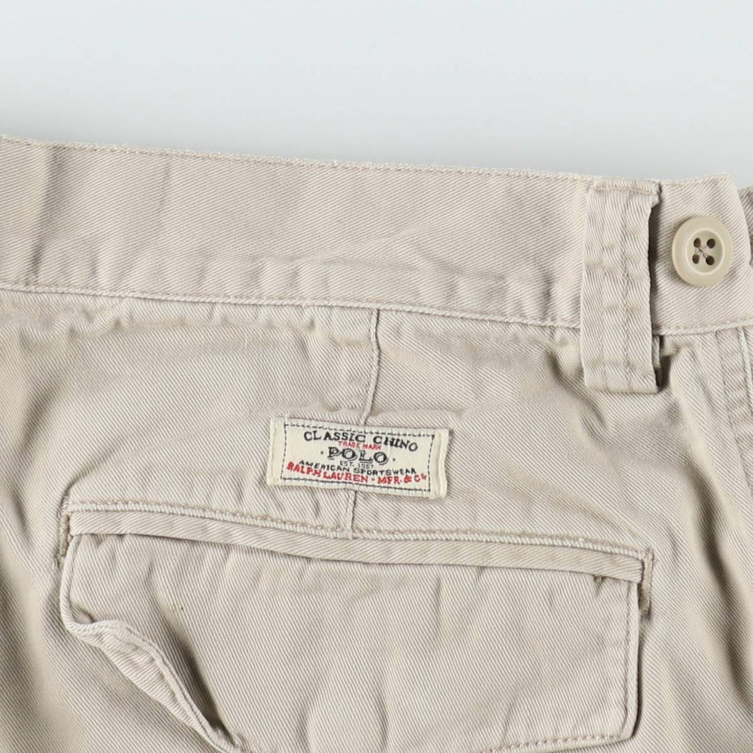 Ralph Lauren POLO by Ralph Lauren Chino Pants Cargo Pants Men's W32 (approx.) cotton Beige type Vintage Second Hand