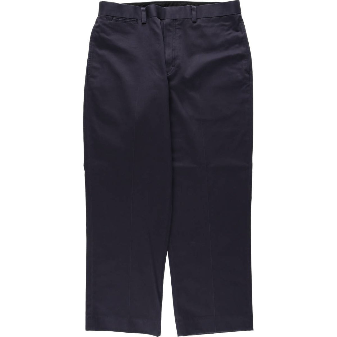 90s-00'S LLBean CLASSIC FIT Chino Pants, Men's W36 (approx.), Vintage cotton navy blue type Vintage Second Hand