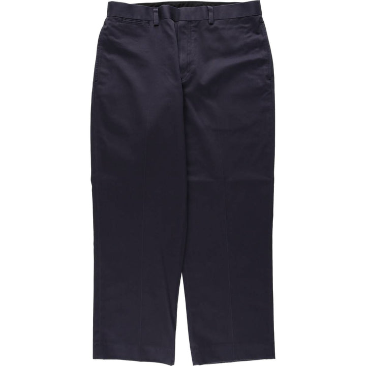 90s-00'S LLBean CLASSIC FIT Chino Pants, Men's W36 (approx.), Vintage cotton navy blue type Vintage Second Hand