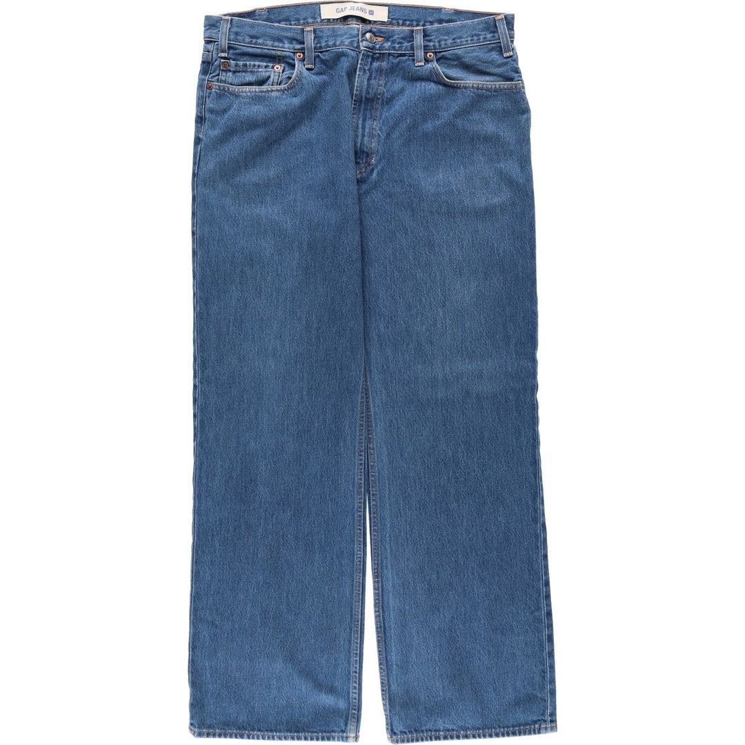 90s-00'S GAP GAP JEANS RELAXED BOOTFIT Straight Denim Pants Made in USA Men's W37 equivalent Vintage cotton navy blue type Vintage Second Hand