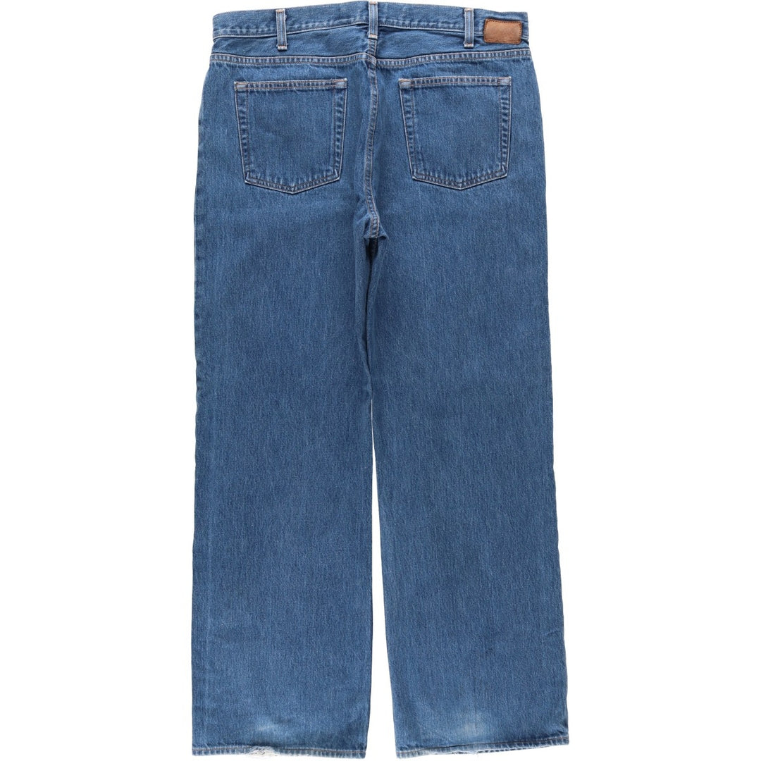 90s-00'S GAP GAP JEANS RELAXED BOOTFIT Straight Denim Pants Made in USA Men's W37 equivalent Vintage cotton navy blue type Vintage Second Hand