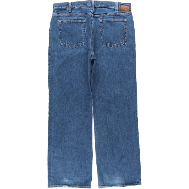 90s-00'S GAP GAP JEANS RELAXED BOOTFIT Straight Denim Pants Made in USA Men's W37 equivalent Vintage cotton navy blue type Vintage Second Hand