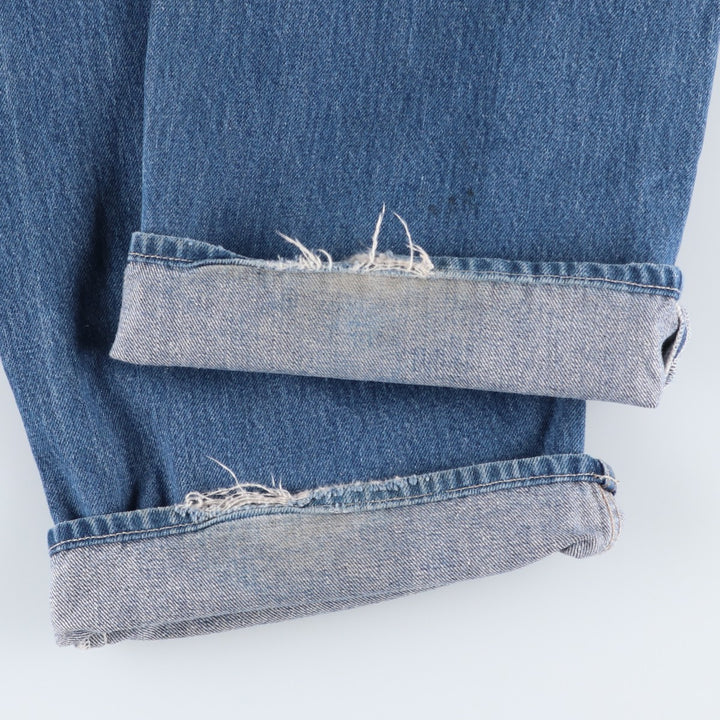 90s-00'S GAP GAP JEANS RELAXED BOOTFIT Straight Denim Pants Made in USA Men's W37 equivalent Vintage cotton navy blue type Vintage Second Hand