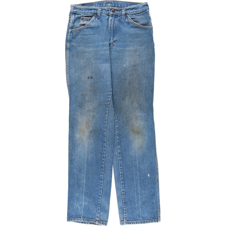 90s-era Dickies straight-leg denim pants, men's size W30 equivalent, vintage. cotton blue type Vintage Second Hand