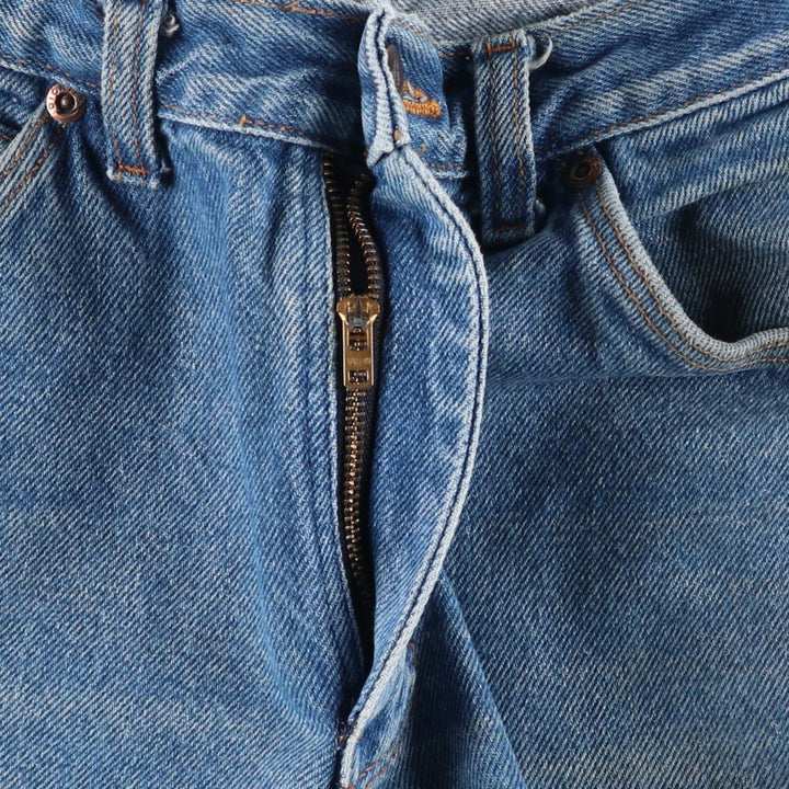 90s-era Dickies straight-leg denim pants, men's size W30 equivalent, vintage. cotton blue type Vintage Second Hand