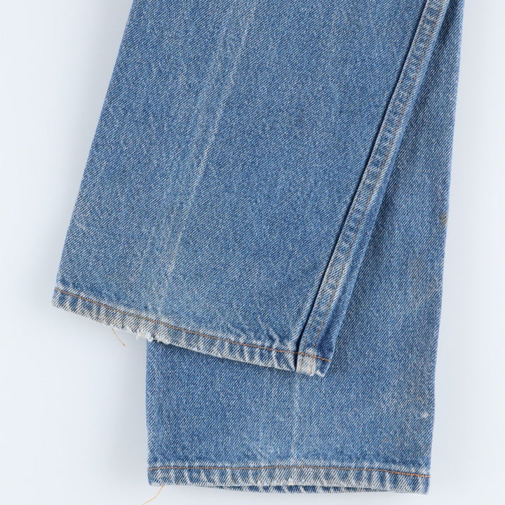 90s-era Dickies straight-leg denim pants, men's size W30 equivalent, vintage. cotton blue type Vintage Second Hand