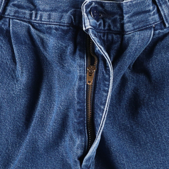 2000'S Dockers Khakis 40545-4518 Two-Pleat Tapered Denim Pants, Men's W33 (approx.) cotton navy blue type Vintage Second Hand