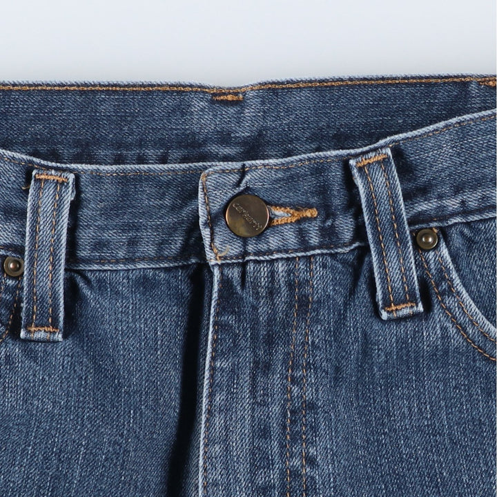Carhartt Relaxed Fit Tapered Denim Pants for Men, W34 equivalent cotton blue type Vintage Second Hand