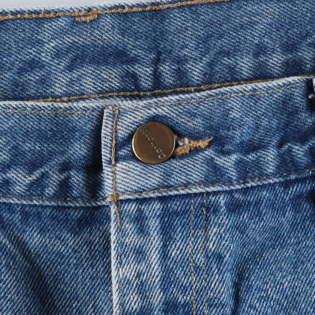 2000'S Carhartt Relaxed Fit Tapered Denim Pants, Men's Size 36 cotton blue type Vintage Second Hand