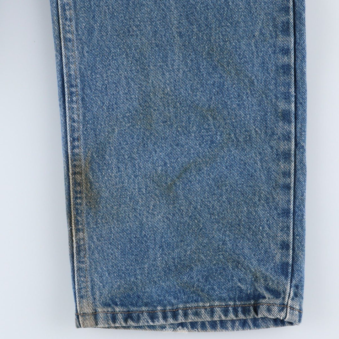 2000'S Carhartt Relaxed Fit Tapered Denim Pants, Men's Size 36 cotton blue type Vintage Second Hand