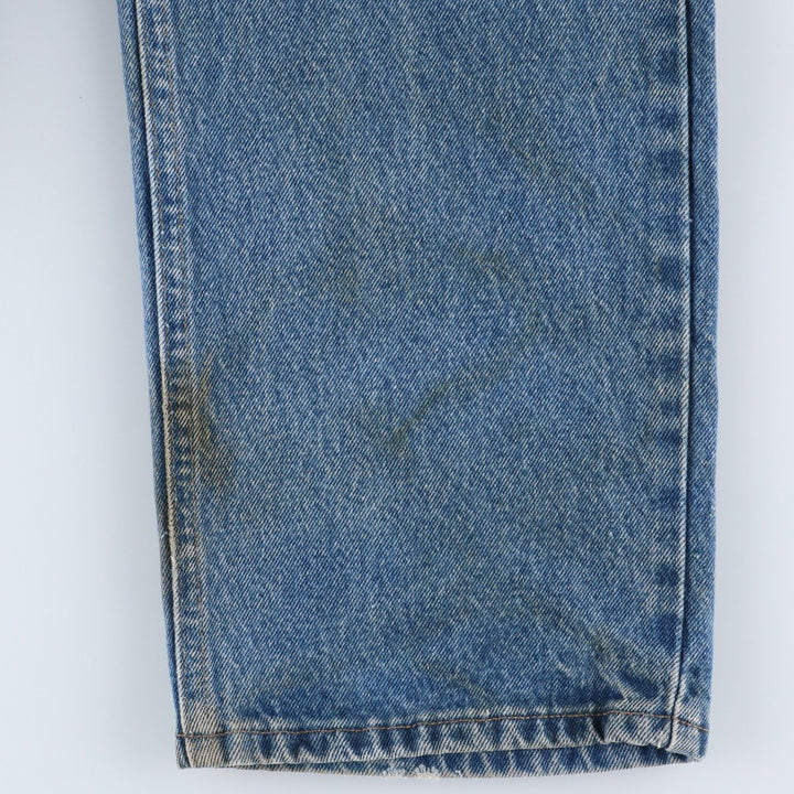 2000'S Carhartt Relaxed Fit Tapered Denim Pants, Men's Size 36 cotton blue type Vintage Second Hand