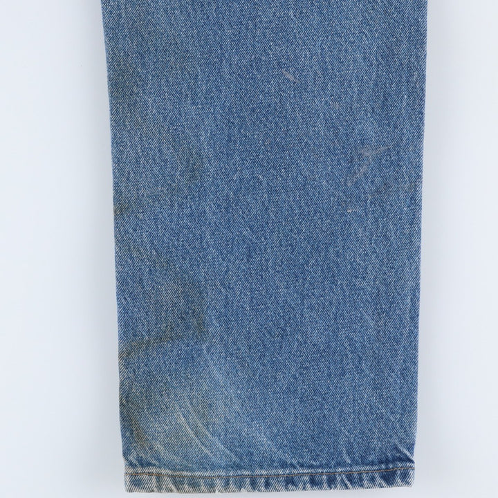 2000'S Carhartt Relaxed Fit Tapered Denim Pants, Men's Size 36 cotton blue type Vintage Second Hand
