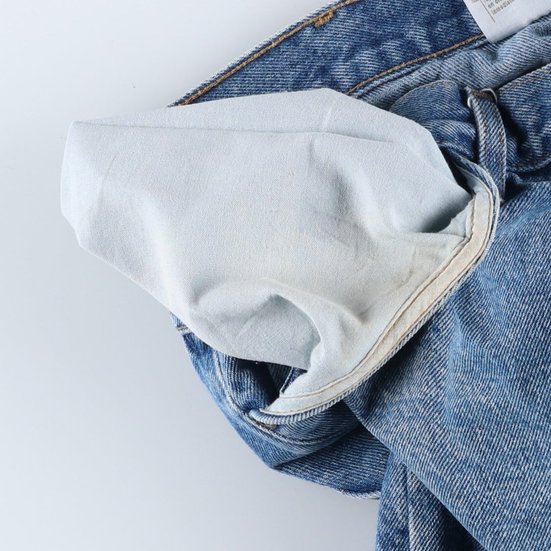 2000'S Carhartt Relaxed Fit Tapered Denim Pants, Men's Size 36 cotton blue type Vintage Second Hand