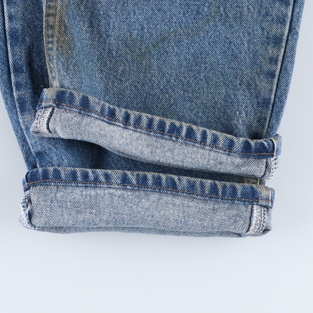 2000'S Carhartt Relaxed Fit Tapered Denim Pants, Men's Size 36 cotton blue type Vintage Second Hand