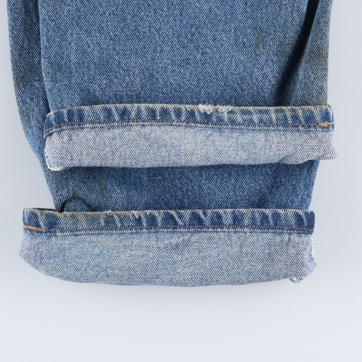 2000'S Carhartt Relaxed Fit Tapered Denim Pants, Men's Size 36 cotton blue type Vintage Second Hand