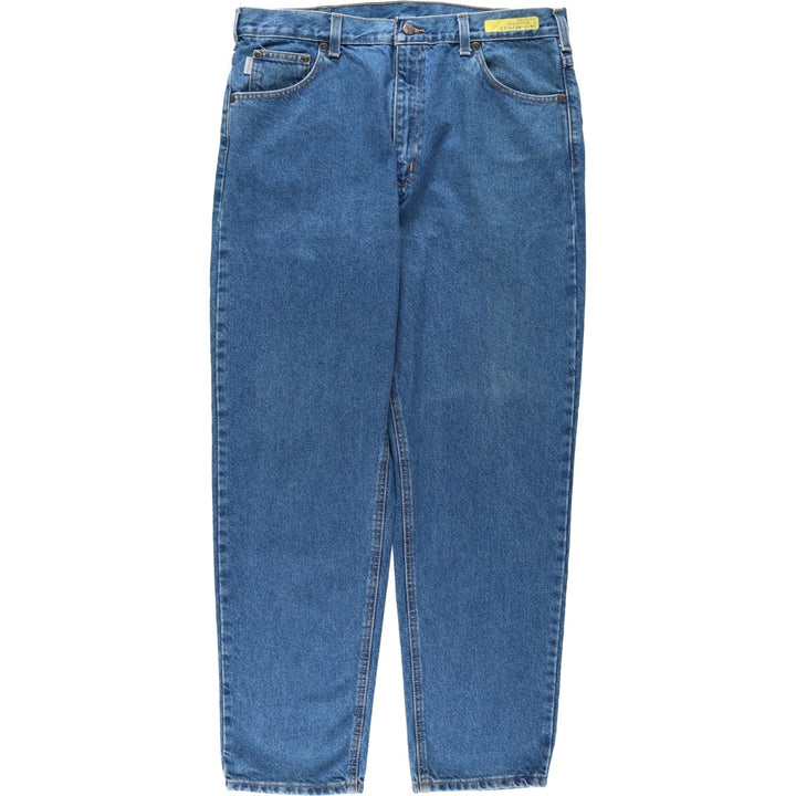 2000'S Carhartt Relaxed Fit Tapered Denim Pants, Men's Size W38 (approx.) cotton blue type Vintage Second Hand