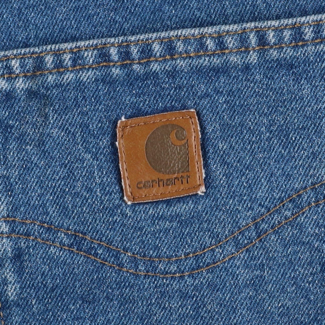 2000'S Carhartt Relaxed Fit Tapered Denim Pants, Men's Size W38 (approx.) cotton blue type Vintage Second Hand