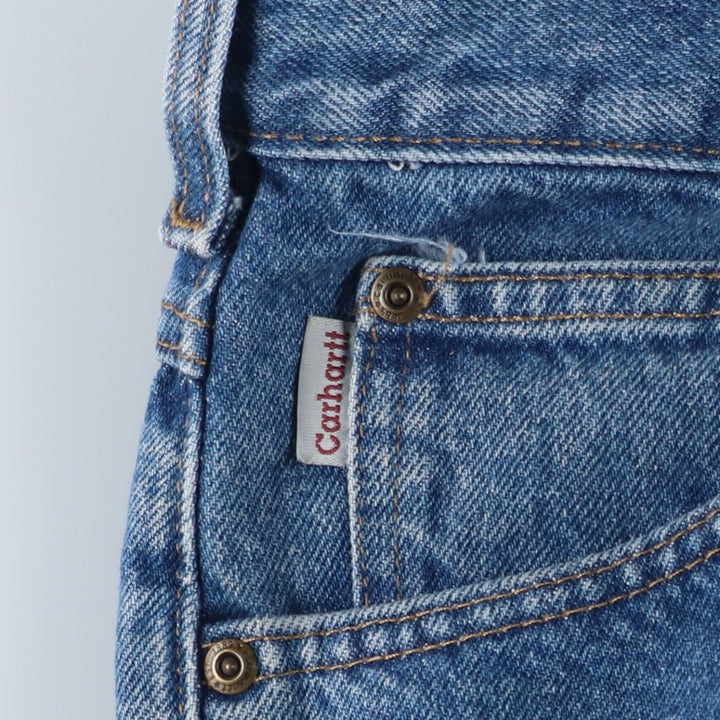 2000'S Carhartt Relaxed Fit Tapered Denim Pants, Men's Size W38 (approx.) cotton blue type Vintage Second Hand