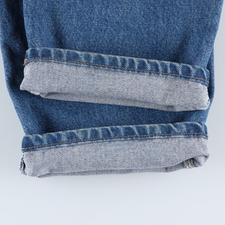 2000'S Carhartt Relaxed Fit Tapered Denim Pants, Men's Size W38 (approx.) cotton blue type Vintage Second Hand