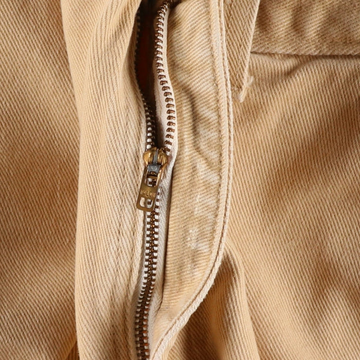 Carhartt Tapered Denim Pants, Men's Size W38 (approx.), Vintage unclear Beige type Vintage Second Hand