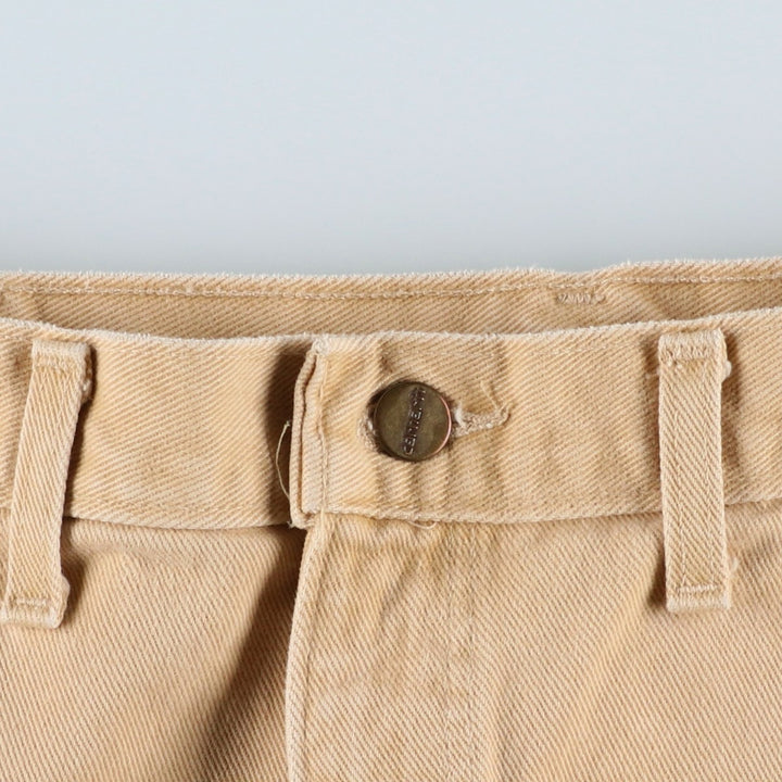 Carhartt Tapered Denim Pants, Men's Size W38 (approx.), Vintage unclear Beige type Vintage Second Hand