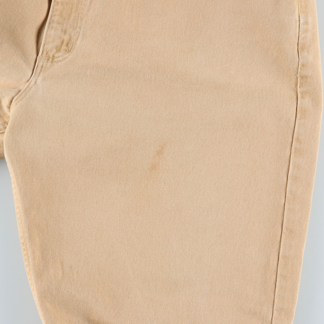 Carhartt Tapered Denim Pants, Men's Size W38 (approx.), Vintage unclear Beige type Vintage Second Hand