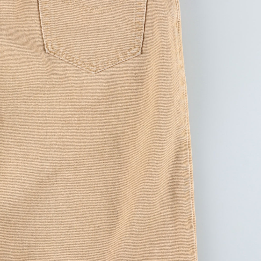 Carhartt Tapered Denim Pants, Men's Size W38 (approx.), Vintage unclear Beige type Vintage Second Hand