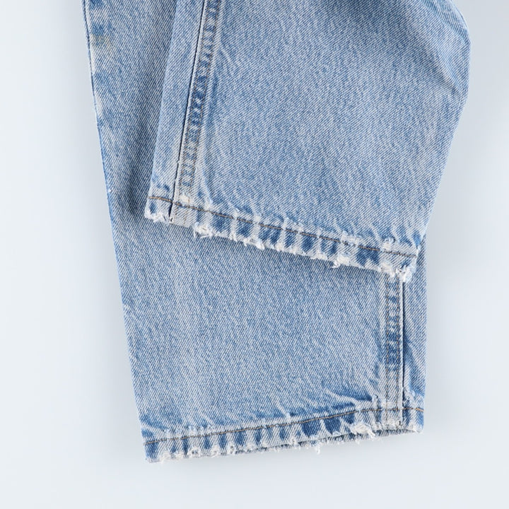 Carhartt Relaxed Fit Tapered Denim Pants for Men, W34 equivalent cotton Blue type light blue Vintage Second Hand
