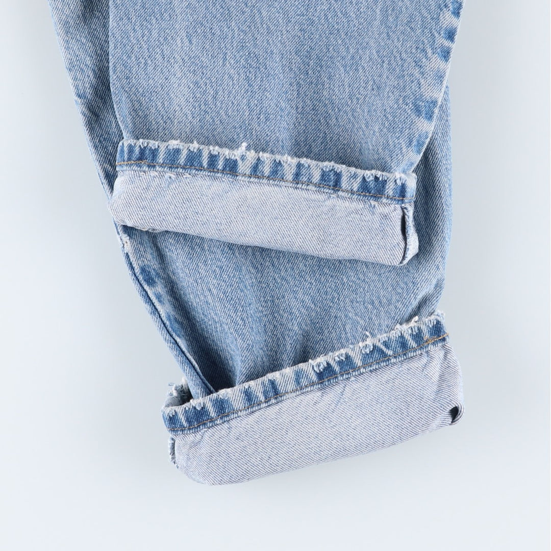 Carhartt Relaxed Fit Tapered Denim Pants for Men, W34 equivalent cotton Blue type light blue Vintage Second Hand