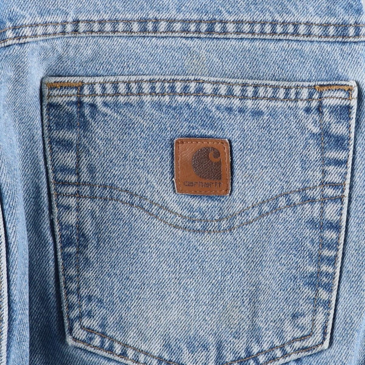 2000'S Carhartt Traditional Fit Tapered Denim Pants, Men's Size 34 cotton blue type Vintage Second Hand