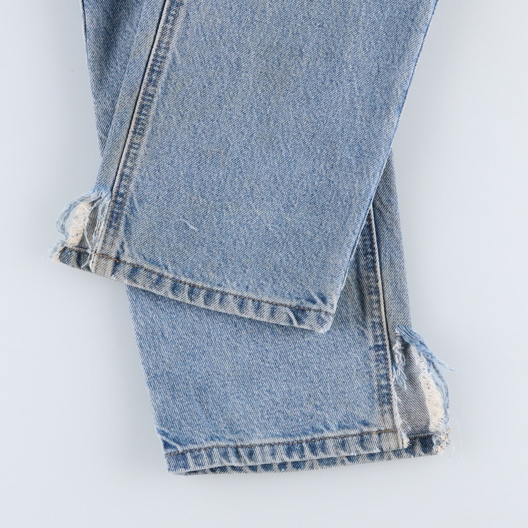 2000'S Carhartt Traditional Fit Tapered Denim Pants, Men's Size 34 cotton blue type Vintage Second Hand