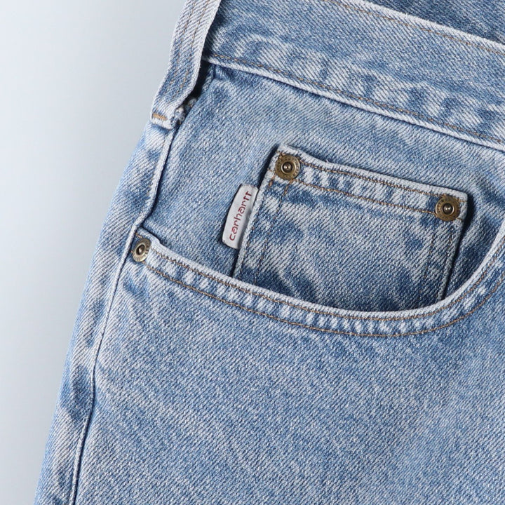 Carhartt Relaxed Fit Straight Denim Pants for Men, W34 equivalent cotton blue type Vintage Second Hand