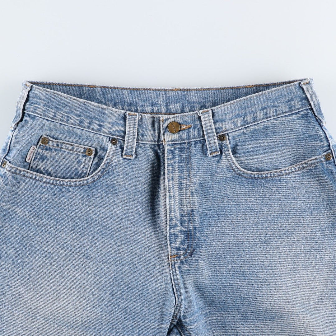 Carhartt Relaxed Fit Straight Denim Pants for Men, W34 equivalent cotton blue type Vintage Second Hand