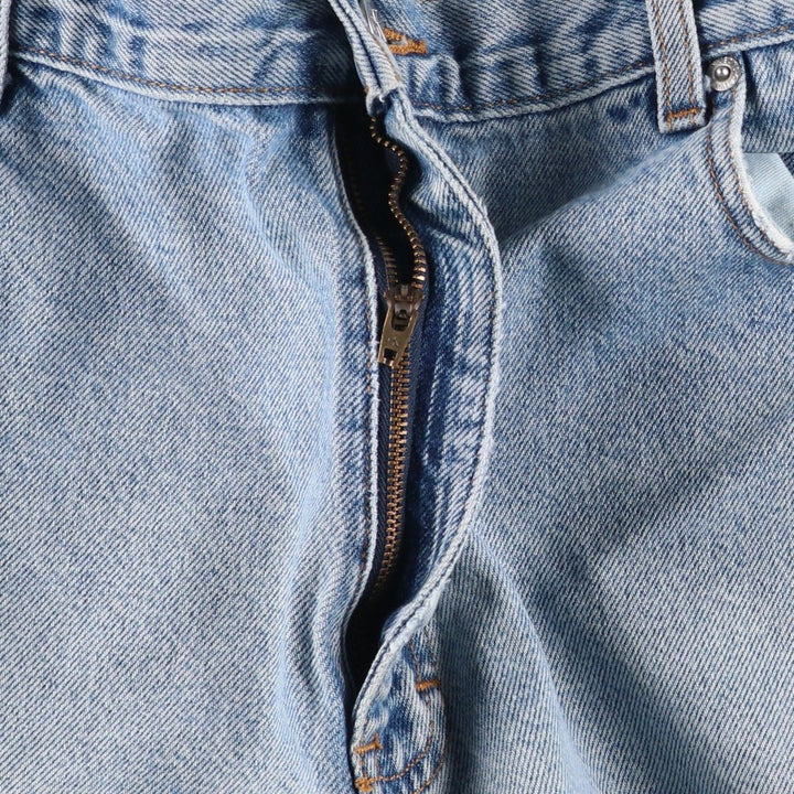1990'S Calvin Klein Jeans Tapered Denim Pants, Made in USA, Men's Size W36 (approx.), Vintage cotton blue type Vintage Second Hand