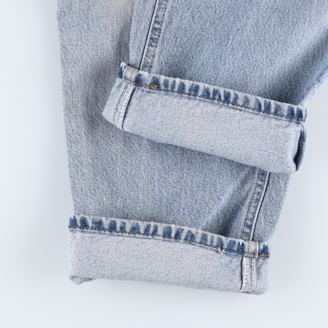 1990'S Calvin Klein Jeans Tapered Denim Pants, Made in USA, Men's Size W36 (approx.), Vintage cotton blue type Vintage Second Hand