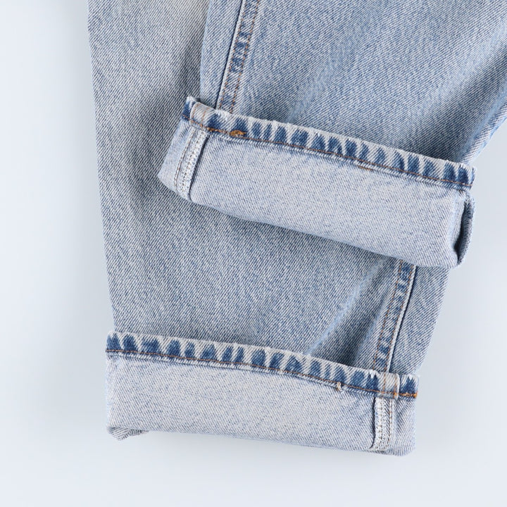 1990'S Calvin Klein Jeans Tapered Denim Pants, Made in USA, Men's Size W36 (approx.), Vintage cotton blue type Vintage Second Hand