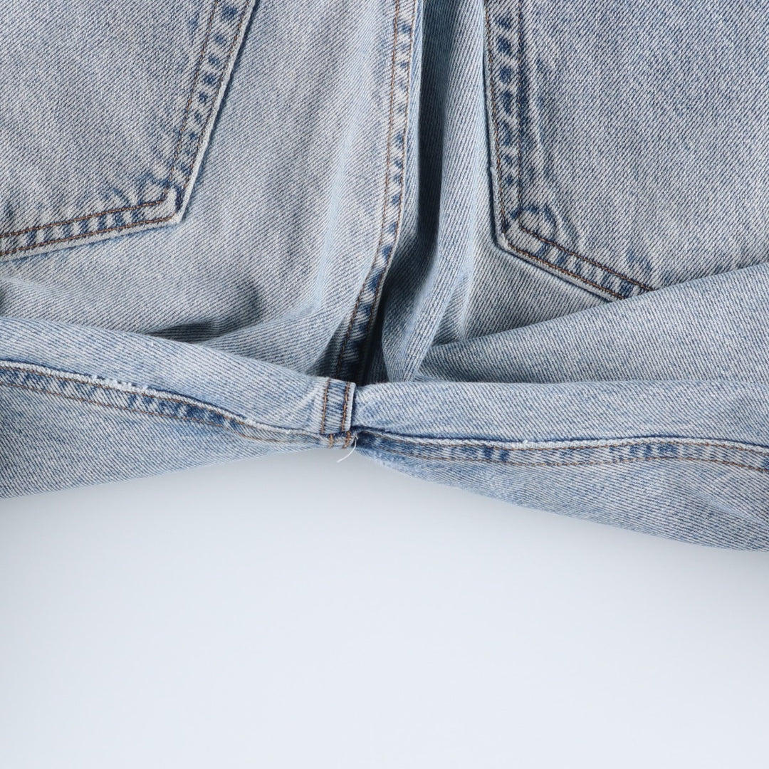 1990'S Calvin Klein Jeans Tapered Denim Pants, Made in USA, Men's Size W36 (approx.), Vintage cotton blue type Vintage Second Hand