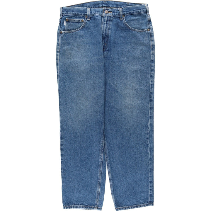Carhartt Relaxed Fit Tapered Denim Pants for Men, W35 cotton blue type Vintage Second Hand