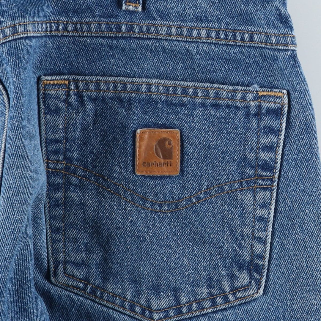 Carhartt Relaxed Fit Tapered Denim Pants for Men, W35 cotton blue type Vintage Second Hand