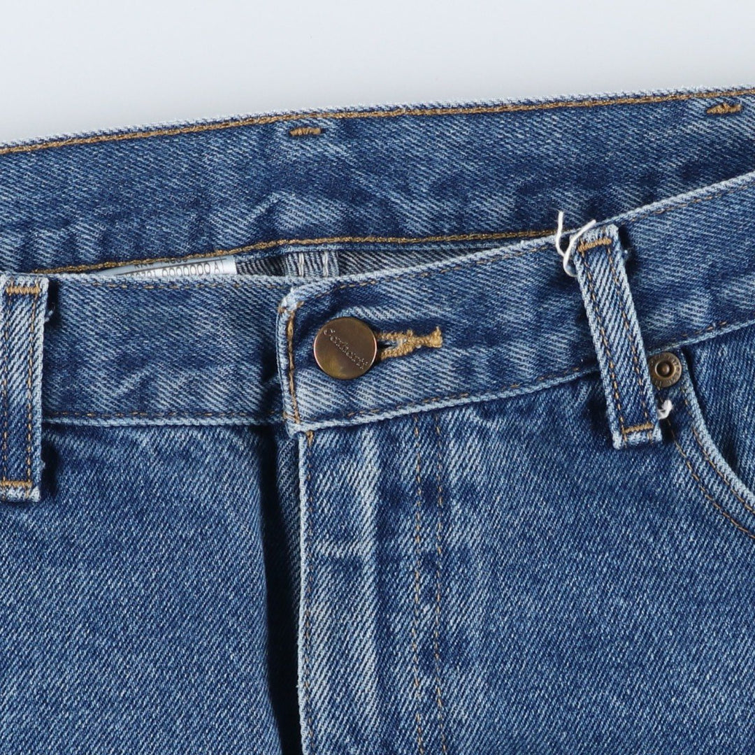 Carhartt Relaxed Fit Tapered Denim Pants for Men, W35 cotton blue type Vintage Second Hand