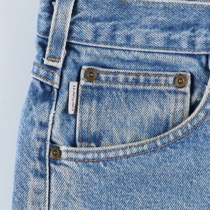 Carhartt Relaxed Fit Tapered Denim Pants for Men, W37 cotton blue type Vintage Second Hand