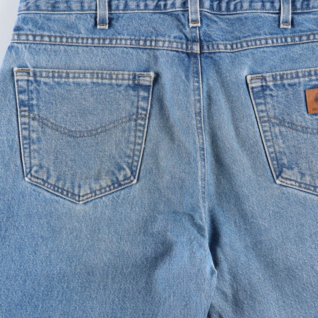 Carhartt Relaxed Fit Tapered Denim Pants for Men, W37 cotton blue type Vintage Second Hand