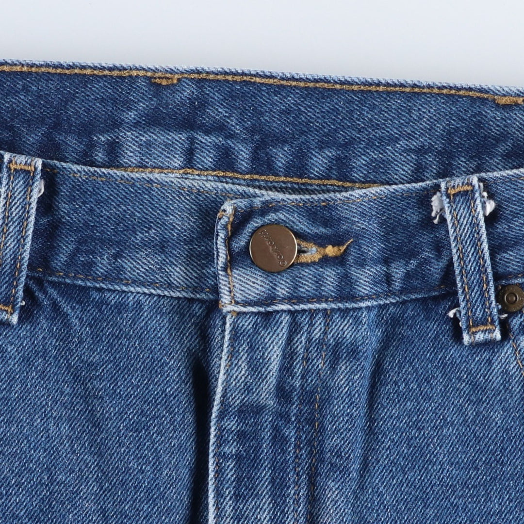 Carhartt Traditional Fit Logo Patch Tapered Denim Pants, Men's W37 (approx.) cotton blue type Vintage Second Hand