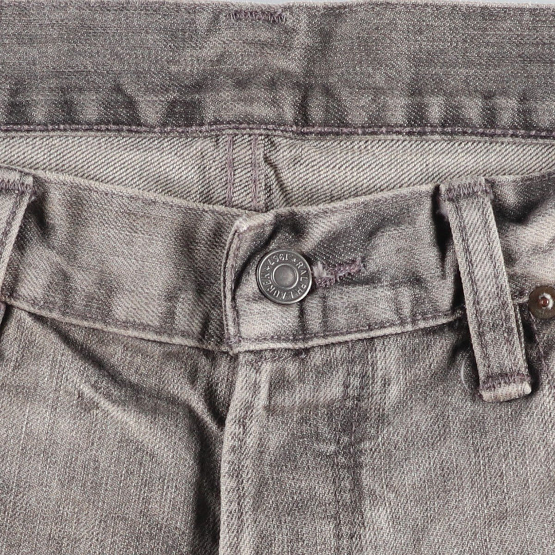 Ralph Lauren POLO RALPH LAUREN Men's Straight Denim Pants, Size W38 cotton gray type Vintage Second Hand